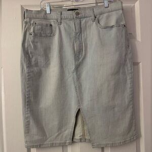 Banana Republic Soft Blue Denim Skirt